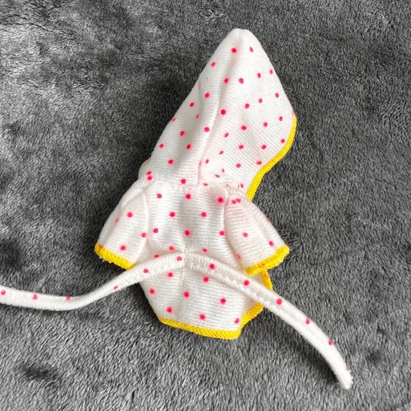 Mattel Barbie Kelly Doll Bathrobe Yellow Duck Hooded Belted Little Sister - Picture 5 of 6